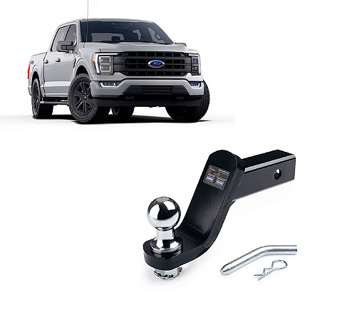 Ponteira Engate Removivel Ford F150 2024 em diante c/ Bola E Pino Keko