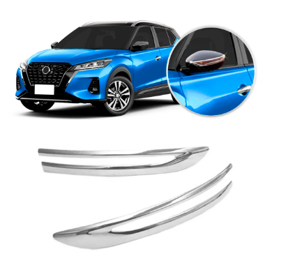 Aplique cromado base retrovisor Nissan Kicks