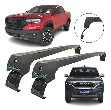 Rack Rampage em Aluminio Long Life Sports Cor Preto