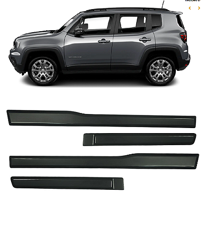 Friso Renegade 2022 em diante cinza granite com emblema preto