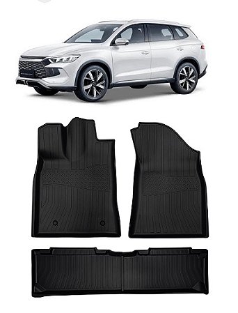 Tapete BYD Song Pro moldado 4 peças preto