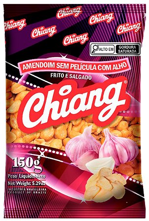 Amendoim sem Película com Alho 150g
