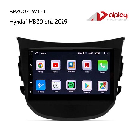 Central Multimidia Hyundai Hb20 até 2019 Android Alplay AP2007-WIFI - 7 polegadas