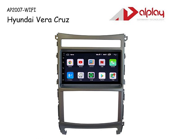 Central Multimidia Hyundai Vera Cruz Android Alplay AP2007-WIFI - 7 polegadas
