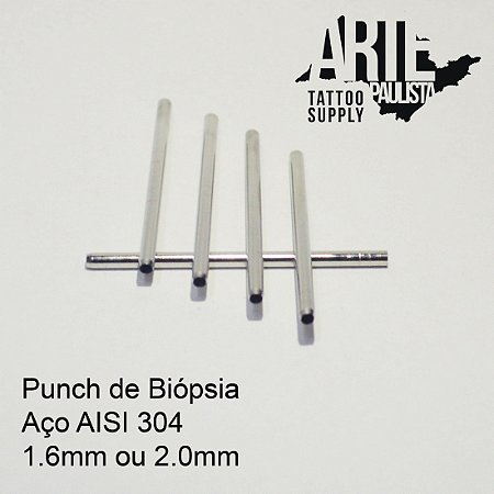 Punch de Biópsia Aço - Descartável