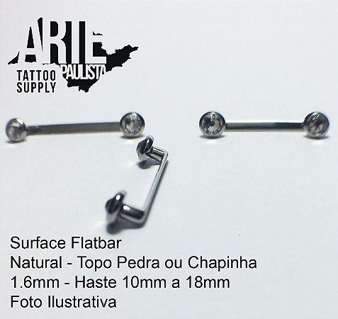 Surface Titãnio Flat Bar