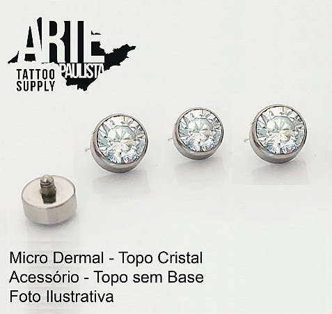 Acessório - Topo Micro Dermal Cristal (Apenas Topo)
