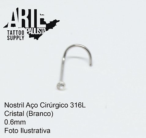 Nostril Básico Aço Cirúrgico 316L
