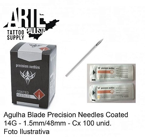Agulha Blade Precision Needles 14G (1.6mm)