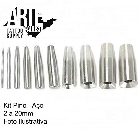 Kit Pino - Aço 2 a 20mm