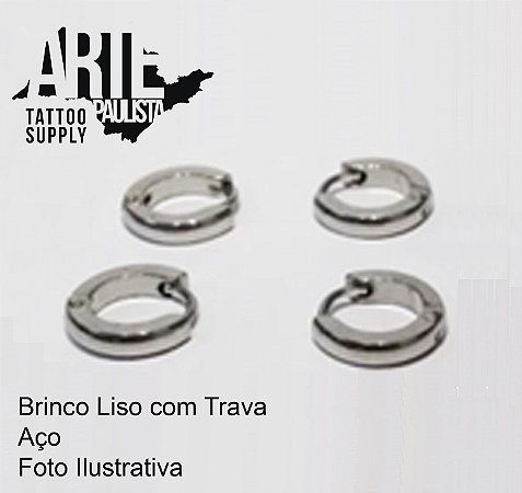 Brinco Liso Trava (Par) - Modelo 13