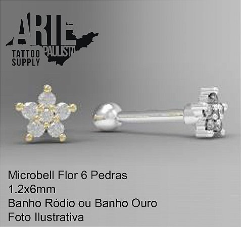 Microbell Flor 6 Pedras - Modelo 02