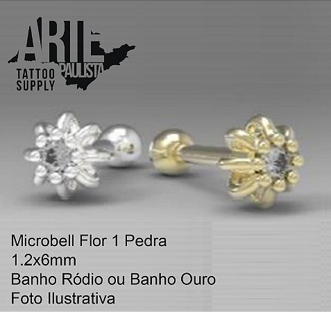 Microbell Flor 1 Pedra - Modelo 07