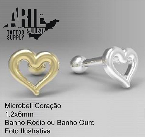 Microbell Coração Vazado - Modelo 10