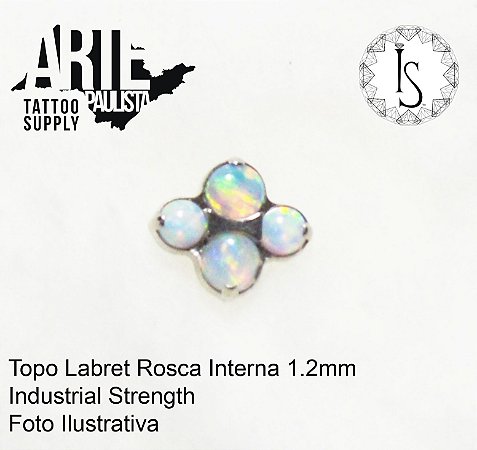 Topo Labret Titânio ASTM F136 - Linha IS Modelo 01