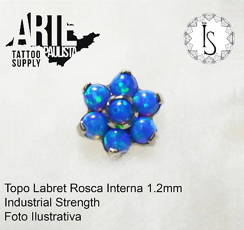 Topo Labret Titânio ASTM F136 - Linha IS Modelo 06