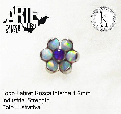 Topo Labret Titânio ASTM F136 - Linha IS Modelo 07