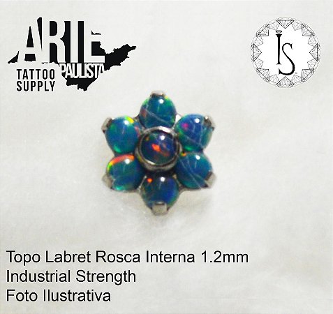 Topo Labret Titânio ASTM F136 - Linha IS Modelo 08