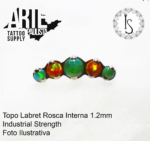 Topo Labret Titânio ASTM F136 - Linha IS Modelo 11