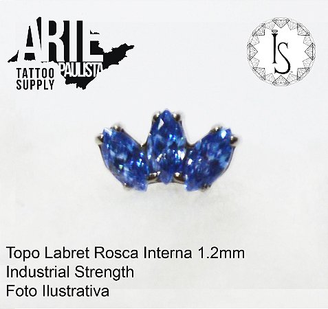 Topo Labret Titânio ASTM F136 - Linha IS Modelo 22