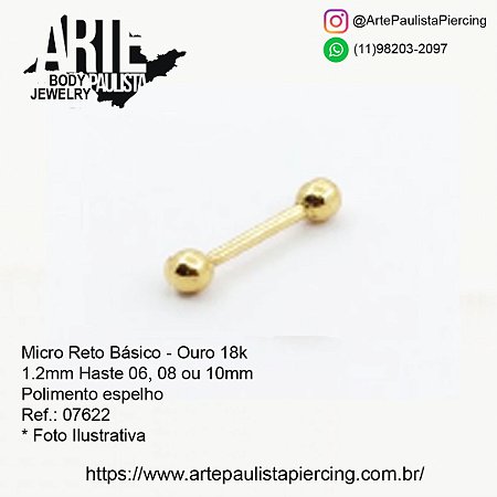 Micro Reto Básico Ouro 18k