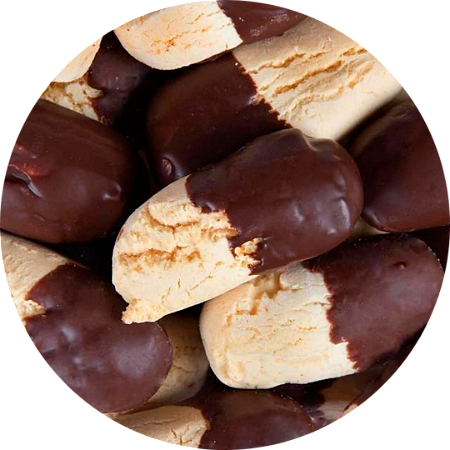 Biscoito Diet Pontinha de Chocolate Sem Glúten Sem Lactose