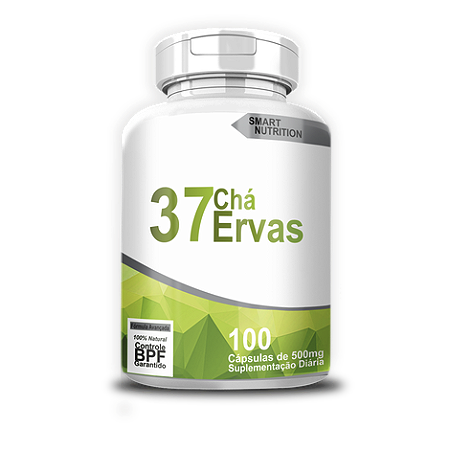Cha 37 Ervas 500Mg 100 Caps - 4 Elementos