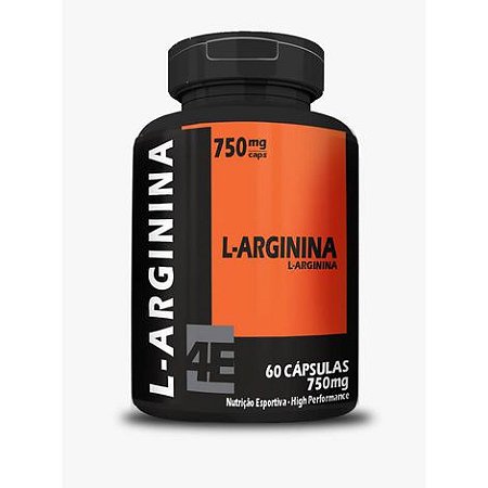 L-Arginina 750Mg 60 Caps - 4 Elementos