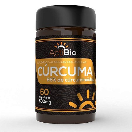 Cúrcuma 95% Curcuminoides 500mg 60 caps - ActiBio