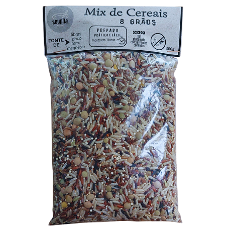 Mix de Cereais 8 Grãos 300g - Soupita