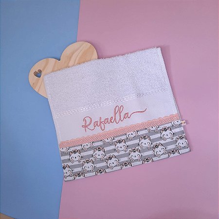 Toalha Escolar Personalizada Nome