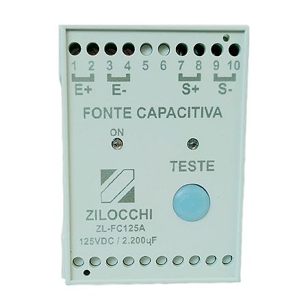 ZL-FC125A - Fonte Capacitiva para Trip 125V / 2.200uF