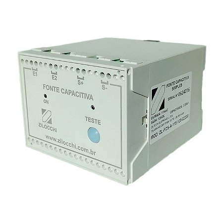 FONTES CAPACITIVAS COM SAÍDA ESPECIAL PARA RELÉ DE PROTEÇÃO – Zilocchi série ZL-FCE