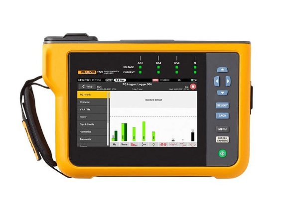 FLUKE 1775 – ANALISADOR  DE QUALIDADE DE ENERGIA TRIFÁSICO CLASSE A