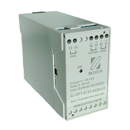 Relé Transdutor Analógico Isolado – Modelo ZL-OPT-0125-0420-F2