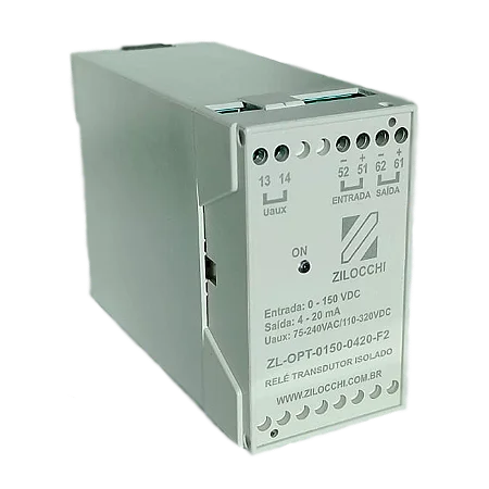 Relé Transdutor Analógico Isolado – Modelo ZL-OPT-0150-0420-F2