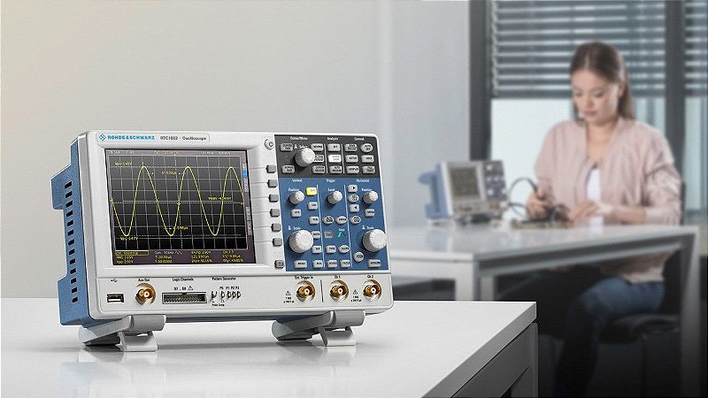 Rohde & Schwarz RTC1002-100 – Osciloscópio Digital de 100MHZ, 2 canais, com ampla gama de funções