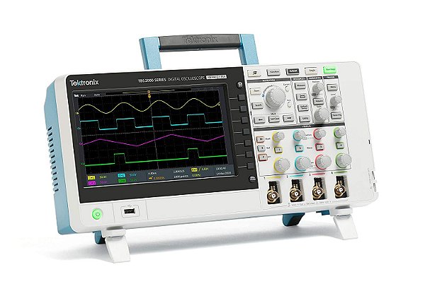 Tektronix TBS2074B - Osciloscópio 70MHz, 4 canais, 5M de memória e 5 anos de garantia