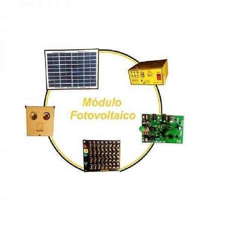 Módulo Didático Básico para Estudo de Energia Solar Fotovoltaica – MPLER-FT