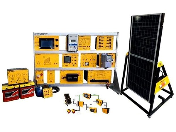 Sistema Didático Avançado para Estudo de Energia Solar Fotovoltaica