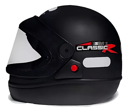 Capacete Taurus San Marino Classic Preto Fosco