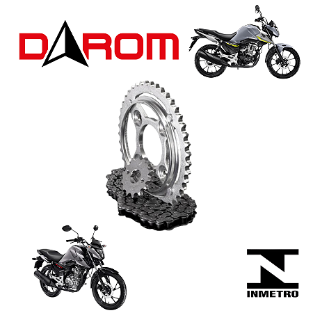 Kit Transmissão Darom CG160 Fan Titan Cargo