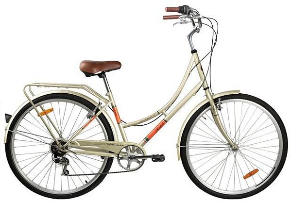 Bicicleta Mobele Imperial Aro 700 Aço 7v Champagne