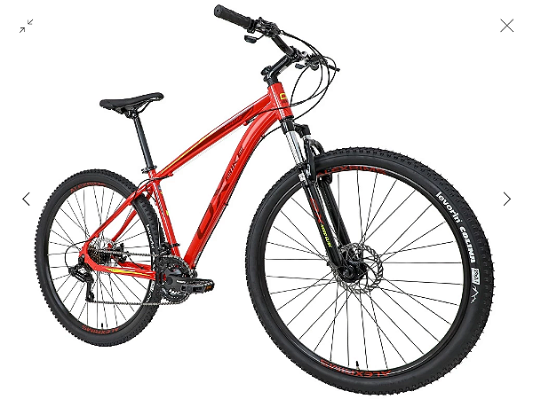 Bicicleta OX Glide MTB Shimano Aro 29 - Vermelho