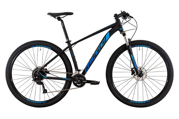 Bicicleta Oggi 7.0 2022 Preto / Azul 18v. Shimano Alivio