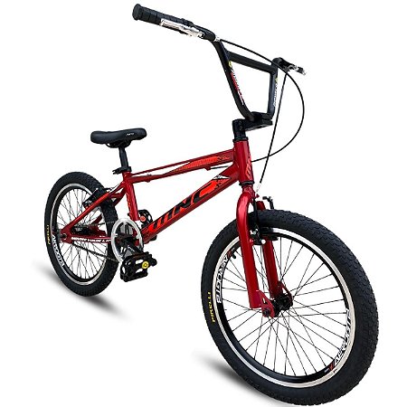 Bicicleta Mônaco Cross Ride 2022 aro 20 Reforçada - Vermelho