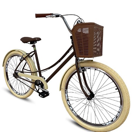 Bicicleta Milla Retrô Vintage Aro 26 Aço Carbono
