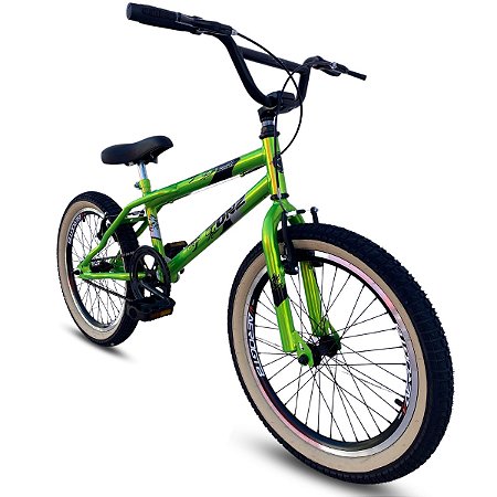 Bicicleta Aro 20 Menino Bmx Cross Freestyle Grau Infantil