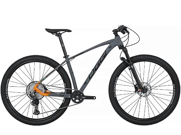 Bicicleta Oggi 7.3 2022 Graf/Laranja Big Wheel 12v Deore