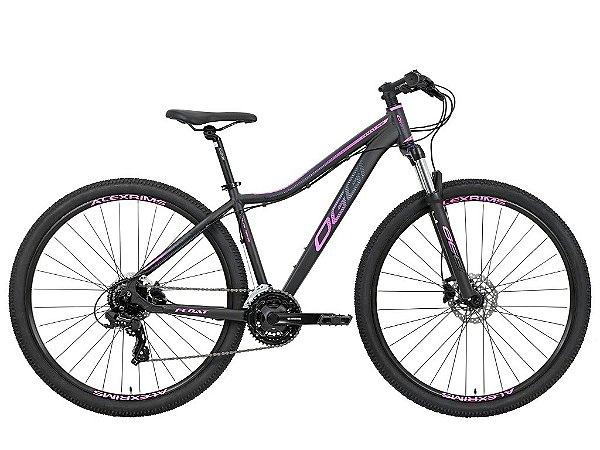 Bicicleta Oggi Float 5.0 HDS Preto/Pink 24v